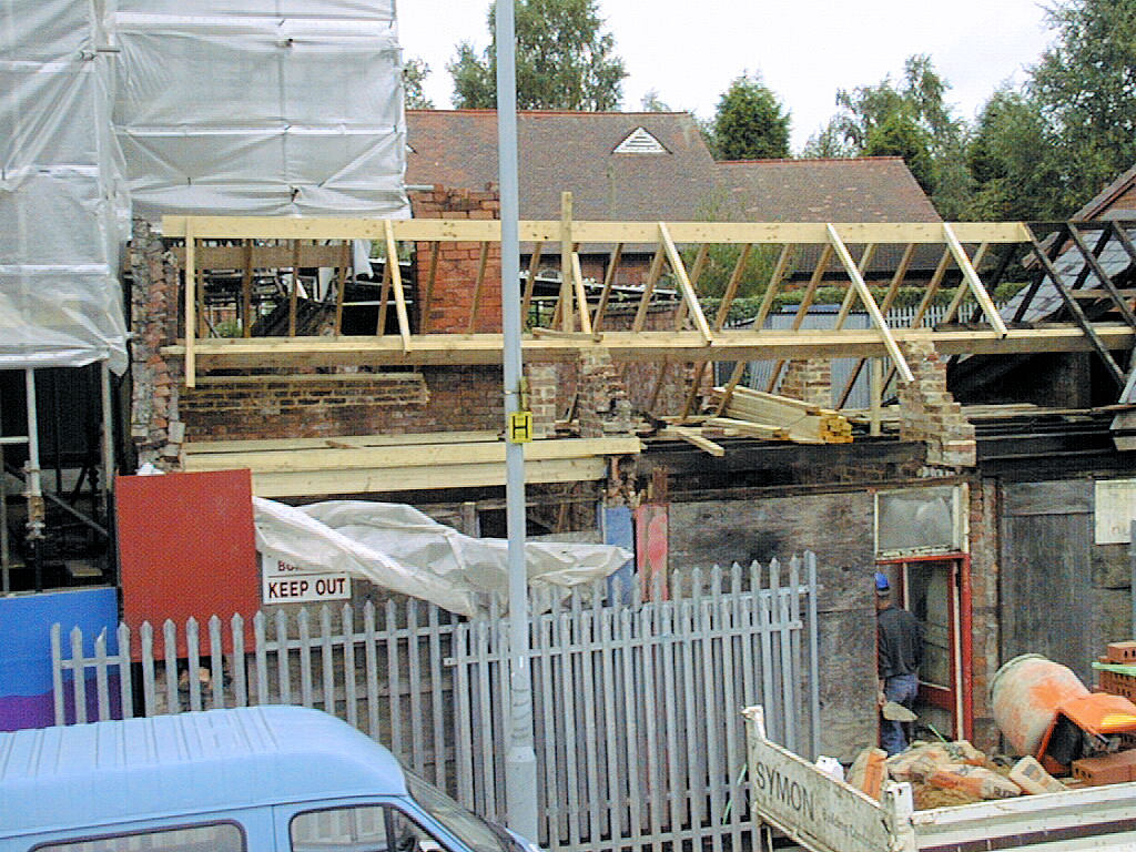 the barn gets a new roof