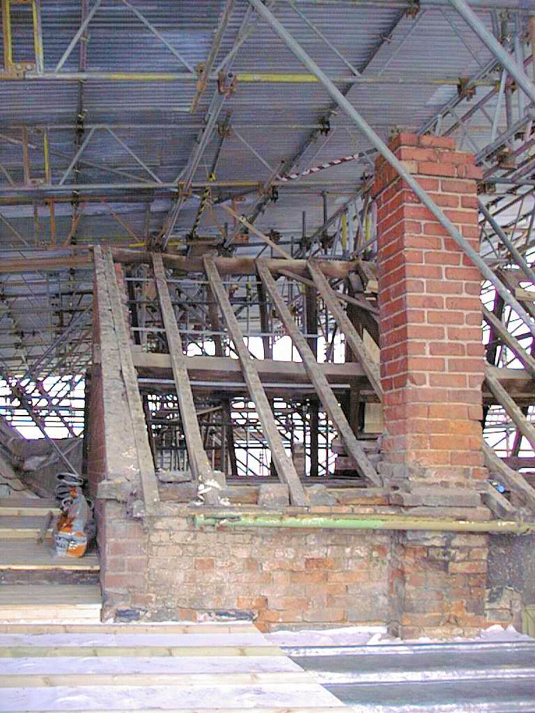 bomb damaged roof