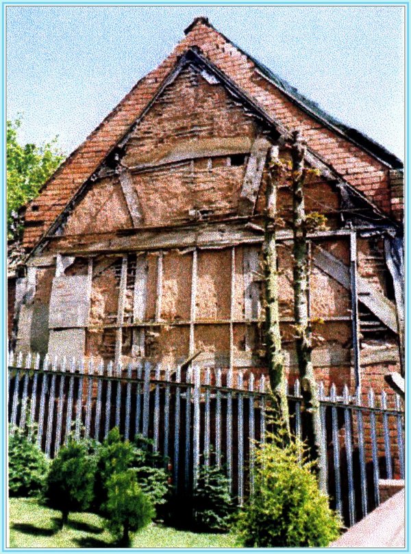 roof truss on the west end