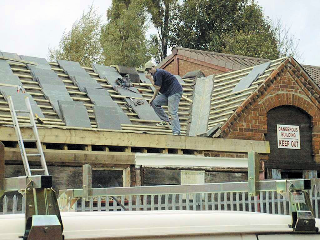 a new roof on the barn