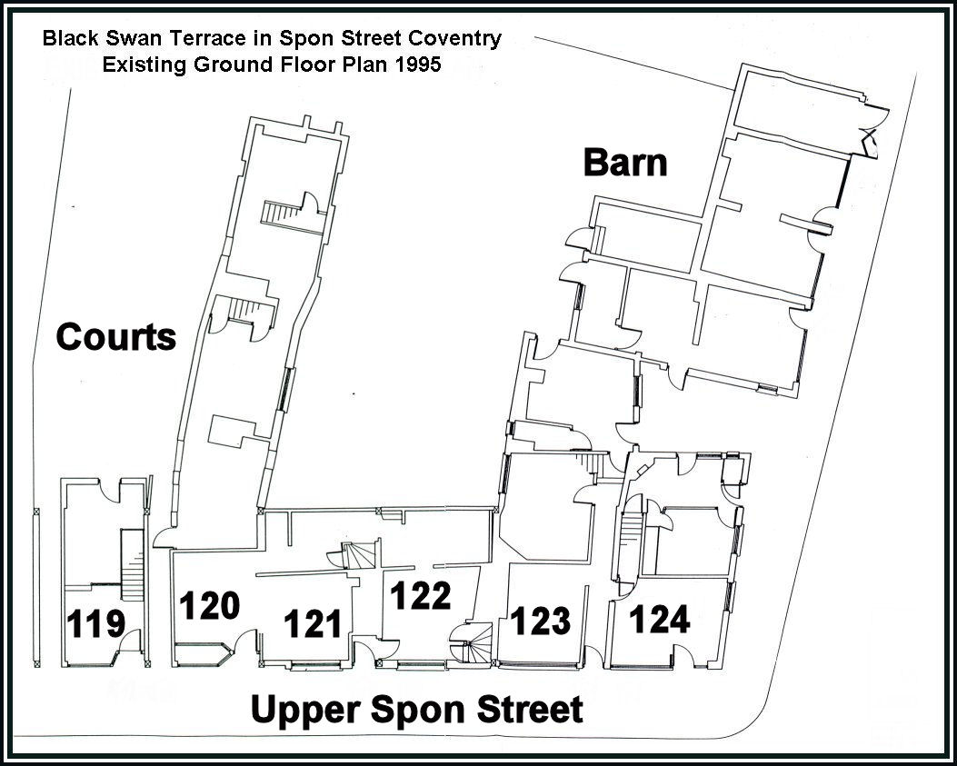 plan of the terrace